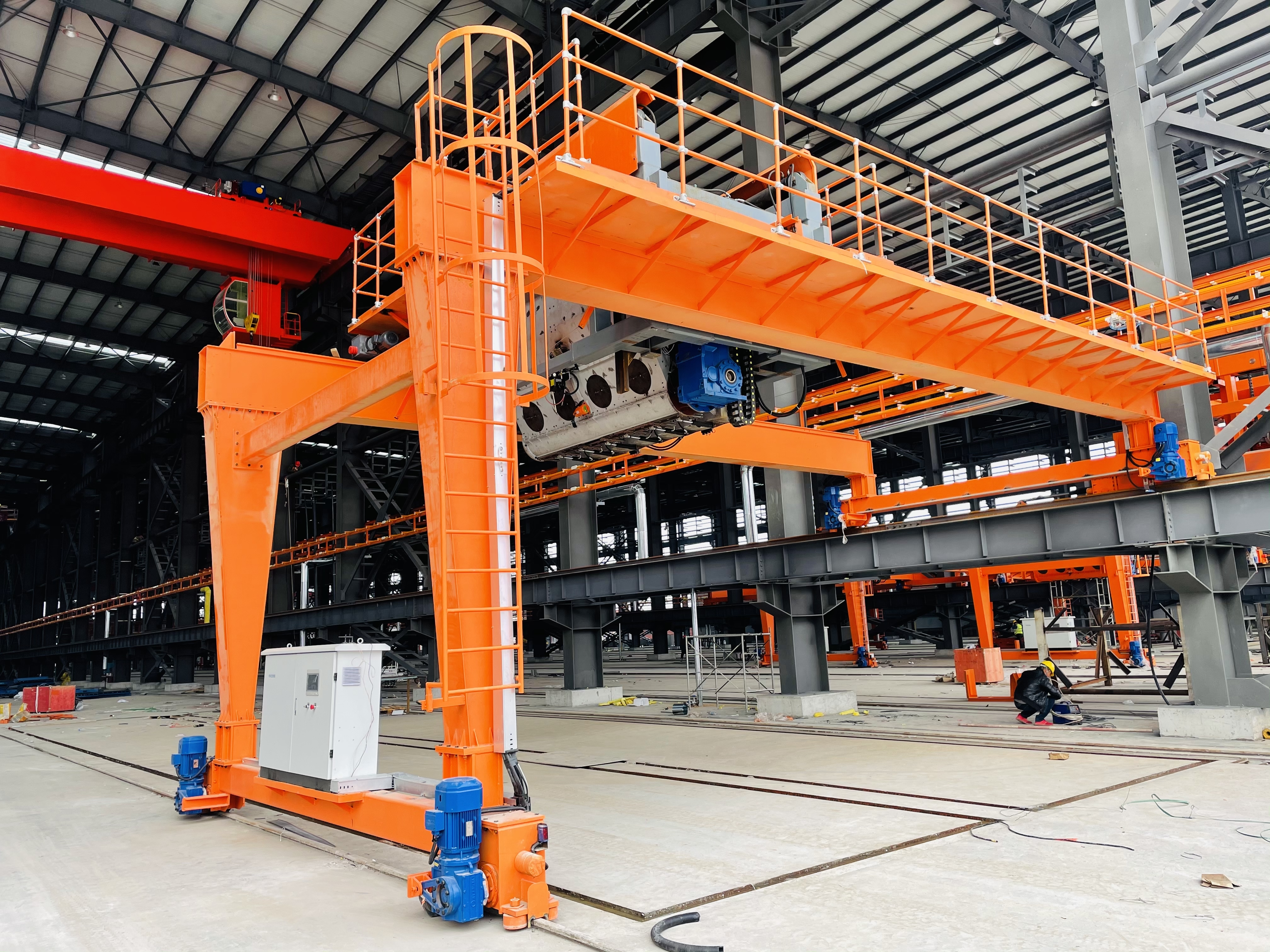 Latest company Cases about GANTRY CRANE APPLIED LOADING GEARBOX TRAVELING GEARMOTOR