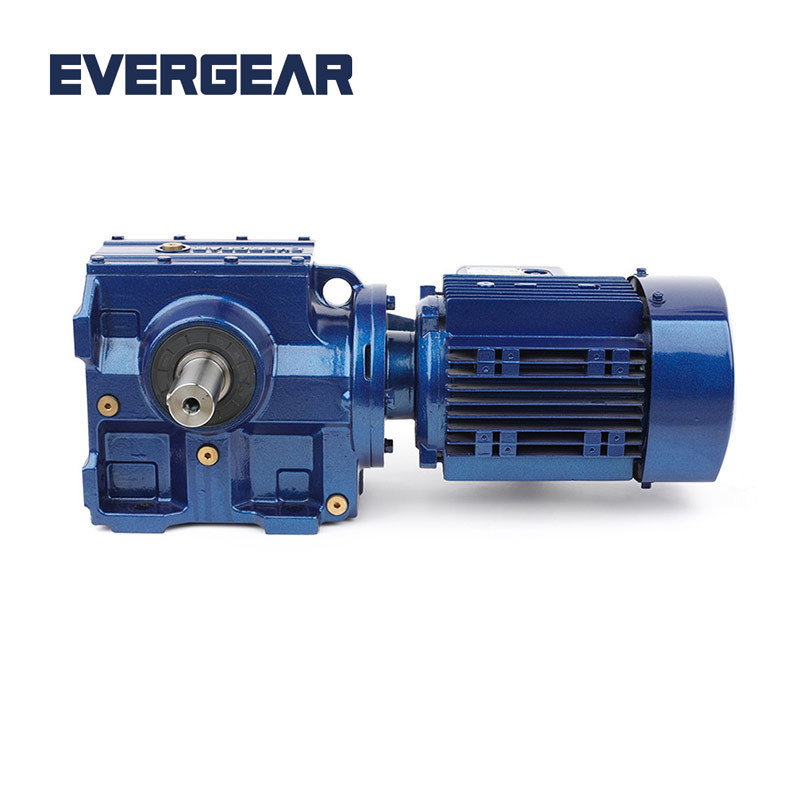 ES series helical worm gear motor
