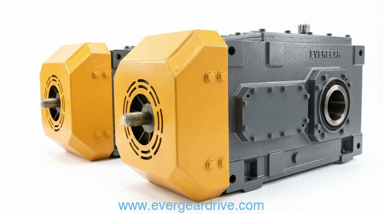 Industrial Gear Drive helical bevel right angle shaft gearbox offering and mechanical power for heavy duty industrial machinery